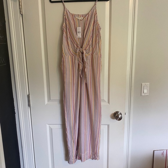 Lou & Grey Striped Tie Waist Jumpsuit - Picture 5 of 8